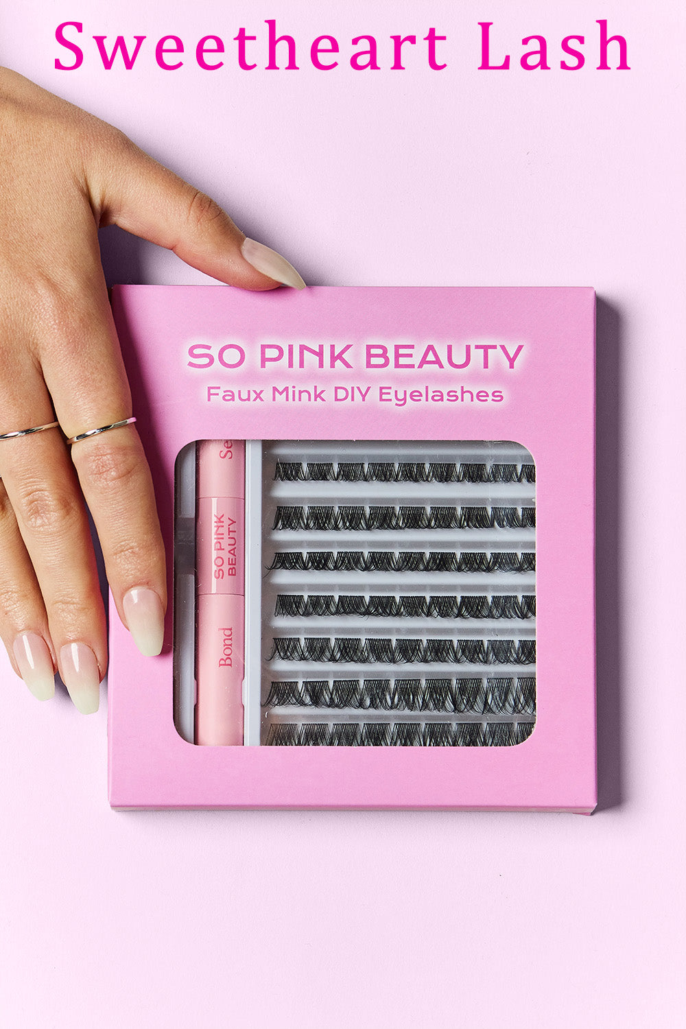 SO PINK BEAUTY Faux Mink Eyelashes Cluster Multipack